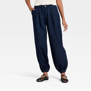 a new day Dark Blue Straight Leg Jeans